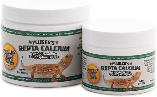 Show full view: Fluker's Calcium with Vitamin D3 Indoor Reptile Supplement, 2-oz jar slide 4 of 5