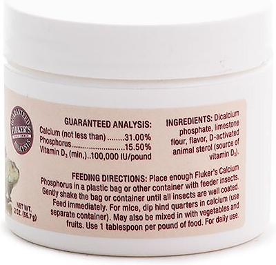 Show full view: Fluker's Calcium:Phosphorus 2:1 Reptile Supplement, 2-oz jar slide 2 of 4