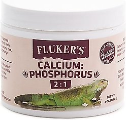 Fluker's Calcium:Phosphorus 2:1 Reptile Supplement, 4-oz jar