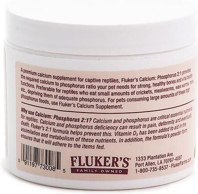 Show full view: Fluker's Calcium:Phosphorus 2:1 Reptile Supplement, 4-oz jar slide 2 of 4