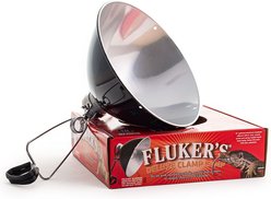 Fluker's Ceramic Clamp Lamp, 10-in