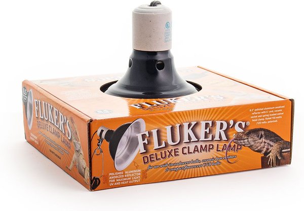 Show full view: Fluker's Ceramic Clamp Lamp, 8.5-in slide 2 of 6