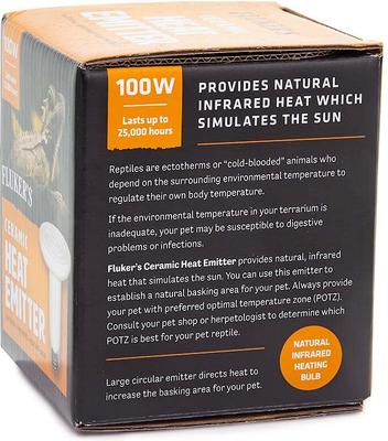 Show full view: Fluker's Ceramic Reptile Heat Emitter, 100-watt slide 3 of 7