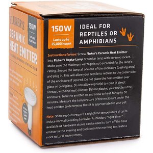 Fluker's Ceramic Reptile Heat Emitter, 150-watt