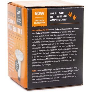 Fluker's Ceramic Reptile Heat Emitter, 60-watt