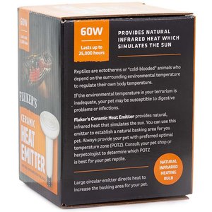 Fluker's Ceramic Reptile Heat Emitter, 60-watt