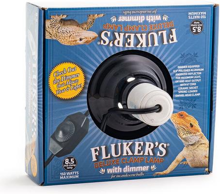 Show full view: Fluker's Clamp Lamp with Dimmer, 8.5-in slide 2 of 7