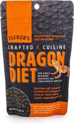 Fluker's Crafted Cuisine Adult Bearded Dragon Diet Reptile Food, 6.5-oz bag