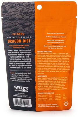 Show full view: Fluker's Crafted Cuisine Adult Bearded Dragon Diet Reptile Food, 6.5-oz bag slide 2 of 3