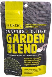 Fluker's Crafted Cuisine Garden Blend Reptile Food, 6.5-oz bag