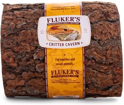 Fluker's Critter Cavern Half Log Reptile Hideout, Large