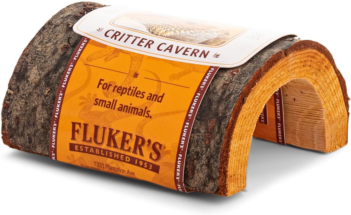 Fluker's Critter Cavern Half Log Reptile Hideout