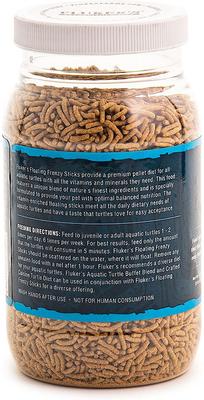 Show full view: Fluker's Floating Frenzy Sticks Aquatic Turtle Food, 7.5-oz bag slide 3 of 4