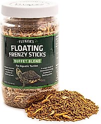 Fluker's Floating Frenzy Sticks Buffet Blend Aquatic Turtle Food, 11.5-oz