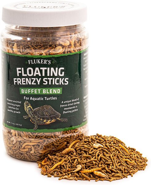 Fluker's Floating Frenzy Sticks Buffet Blend Aquatic Turtle Food