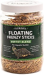 Fluker's Floating Frenzy Sticks Buffet Blend Aquatic Turtle Food, 11.5-oz slide 2 of 4
