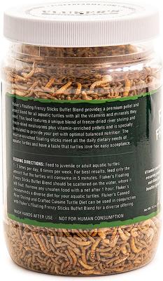 Show full view: Fluker's Floating Frenzy Sticks Buffet Blend Aquatic Turtle Food, 11.5-oz slide 3 of 4