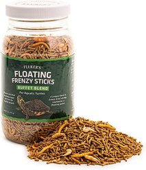 Fluker's Floating Frenzy Sticks Buffet Blend Aquatic Turtle Food, 6-oz bag slide 1 of 4