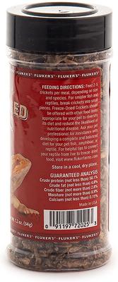 Show full view: Fluker's Freeze-Dried Crickets Reptile Treats, 1.2-oz jar slide 5 of 6