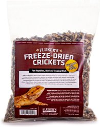 Fluker's Freeze-Dried Crickets Reptile Treats, 1-lb jar