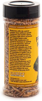 Show full view: Fluker's Freeze-Dried Mealworm Treats, 1.7-oz jar slide 3 of 5