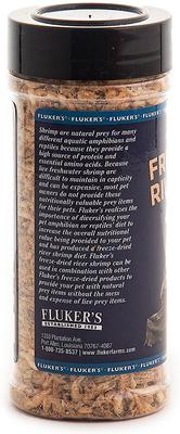 Show full view: Fluker's Freeze-Dried River Shrimp Reptile Treats, 1-oz jar slide 3 of 5