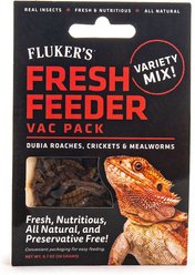 Fluker's Fresh Feeder Vac Pack Variety Mix Reptile Food, 0.7-oz bag