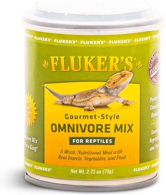 Show full view: Fluker's Gourmet Canned Omnivore Mix Reptile Food, 2.75-oz bag slide 2 of 5