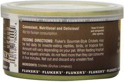 Fluker's Gourmet-Style Crickets Reptile Food, 1.2-oz can, bundle of 5 slide 2 of 4