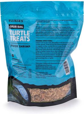 Show full view: Fluker's Grub Bag Turtle Treats - River Shrimp, 12-oz slide 3 of 5