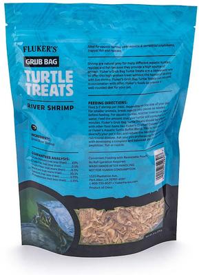 Show full view: Fluker's Grub Bag Turtle Treats - River Shrimp, 6-oz slide 3 of 5