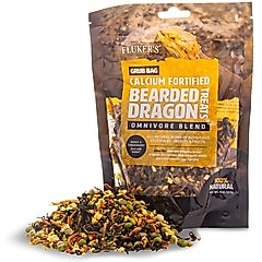 Fluker's Grub Calcium Fortified Bearded Dragons Reptile Treats, 4-oz bag