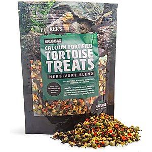 Fluker's Grub Calcium Fortified Tortoises Reptile Food, 4-oz bag