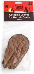 Fluker's Hermit Headquarters Catappa Leaves Reptile, 5 count