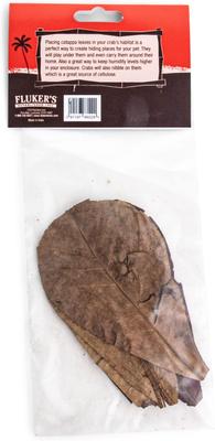 Show full view: Fluker's Hermit Headquarters Catappa Leaves Reptile, 5 count slide 2 of 2