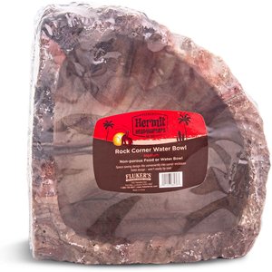 Fluker's Hermit Headquarters Corner Reptile Bowl, Medium