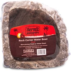 Fluker's Hermit Headquarters Corner Reptile Bowl, Small