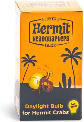 Show full view: Fluker's Hermit Headquarters Daylight Incandescent Hermit Crab Bulb slide 2 of 4