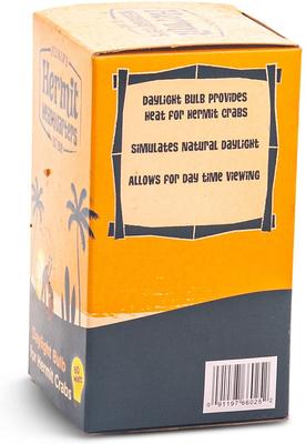 Show full view: Fluker's Hermit Headquarters Daylight Incandescent Hermit Crab Bulb slide 3 of 4