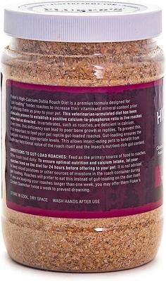 Show full view: Fluker's Hi Calcium Dubia Roach Diet Reptile Food, 14-oz bag slide 3 of 5