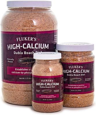 Show full view: Fluker's Hi Calcium Dubia Roach Diet Reptile Food, 14-oz bag slide 5 of 5