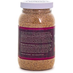Fluker's Hi Calcium Dubia Roach Diet Reptile Food, 7-oz bag