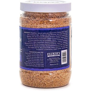 Fluker's Hi Calcium Mealworm Diet Reptile Food, 12-oz bag