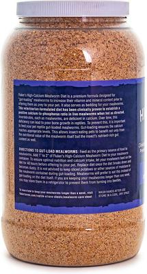 Show full view: Fluker's Hi Calcium Mealworm Diet Reptile Food, 3-lb bag slide 3 of 5