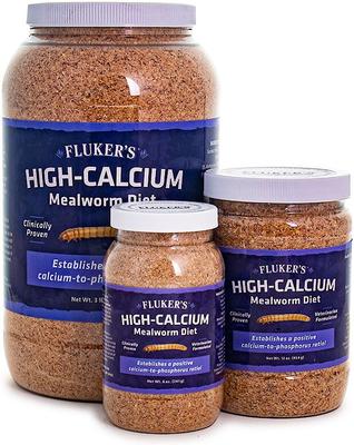 Show full view: Fluker's Hi Calcium Mealworm Diet Reptile Food, 6-oz bag slide 5 of 5