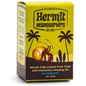 Fluker's Interactive Powder Blueberry Instant Fruit Hermit Crab Food, .7-oz
