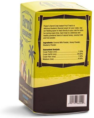 Show full view: Fluker's Interactive Powder Blueberry Instant Fruit Hermit Crab Food, .7-oz slide 3 of 4