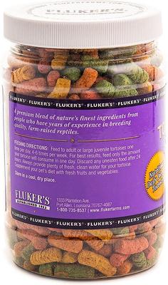 Show full view: Fluker's Large Pellet Tortoise Diet Land Turtle Food, 10-oz jar slide 3 of 5