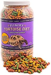 Fluker's Large Pellet Tortoise Diet Land Turtle Food, 3.5-lb jar