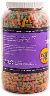 Show full view: Fluker's Large Pellet Tortoise Diet Land Turtle Food, 3.5-lb jar slide 3 of 5